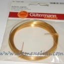 Gutermano paauksuota vielutė 0,6 mm, 10metru