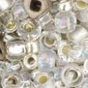 Toho biseris MIX3201 Junpaku-Crystal/Silver MIX