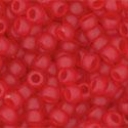 Toho biseris TR-11-5BF 11/0 Transparent-Frosted Siam Ruby