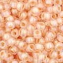 Toho biseris TR-11-794 11/0  Inside-Color Rainbow Crystal/Apricot Lined