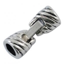 Užsegimas Tibeto sidabro 20x8mm, skylutė 8mm
