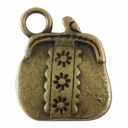 Pakabukas Piniginė žalvarinė, 19x15mm