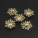 Kepurėlė aukso spalvos 12x3.5mm