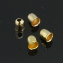 Antgalis odelei, kaspinui, vėrinio užbaigimui, aukso spalvos 6x5mm