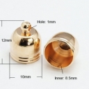  Antgalis odelei, kaspinui, raudonojo aukso spalvos 12x10mm