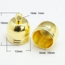  Antgalis odelei, kaspinui, aukso spalvos 12x14mm