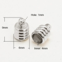 Antgalis odelei, kaspinui, sidabro spalvos 9x6mm
