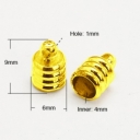 Antgalis odelei, kaspinui, aukso spalvos 9x6mm