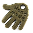 Pakabukas Rankytė žalvarinė 12x13mm