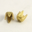 Kepurėlė antikinio aukso spalvos 4mm 10vnt