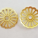 Kepurėlė aukso spalvos 13mm