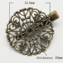 Plaukų segtukas žalvarinis 32x31.5x10mm