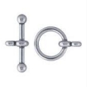 Užsegimas sidabruotas  12mm