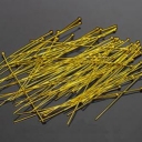 Vinutė su burbulėliu aukso spalvos 70mm x0.7mm,pakuotė 50vnt. 