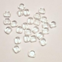 Čekiško stiklo karoliukas kubas Crystal 5mm