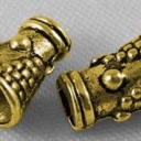 Aukso spalvos kepurėlė 8x5mm