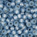Toho biseris TR-11-PF2102 11/0 Permanent Finish - Silver-Lined Milky Montana Blue  