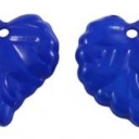 Lapelis akrilinis mėlynas 15x15mm