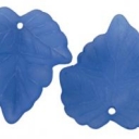 Lapelis akrilinis mėlynas matinis 24x22,5mm