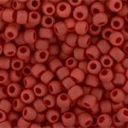 Toho biseris TR-11-45F 11/0  Opaque-Frosted Pepper Red