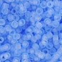 Toho biseris TR-15-13F 15/0 Transparent-Frosted Lt Sapphire 