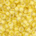 Toho biseris TR-11-192 11/0 Inside-Color Crystal/Yellow Lined 