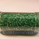 Gutermano biseris Rocailles salotiniai skaidrūs su folija 9/0