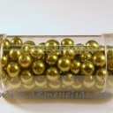 Gutermano perliukai garstyčių spalvos 6mm